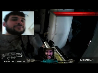 real life first person shooter (chatroulette version)